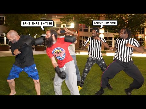 Homeless Guys Fight For $100!