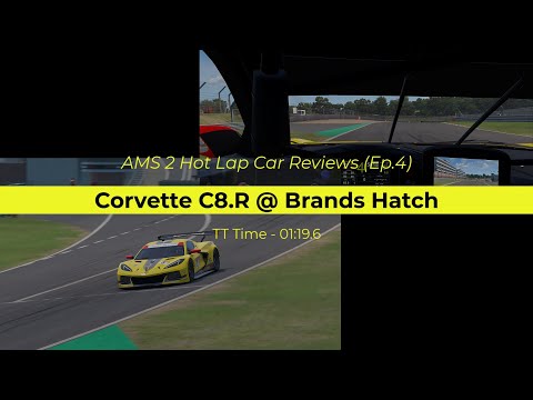 Corvette C8.R @ Brands Hatch - AMS 2 Hot Lap Car Reviews (Ep.4) - Automobilista 2