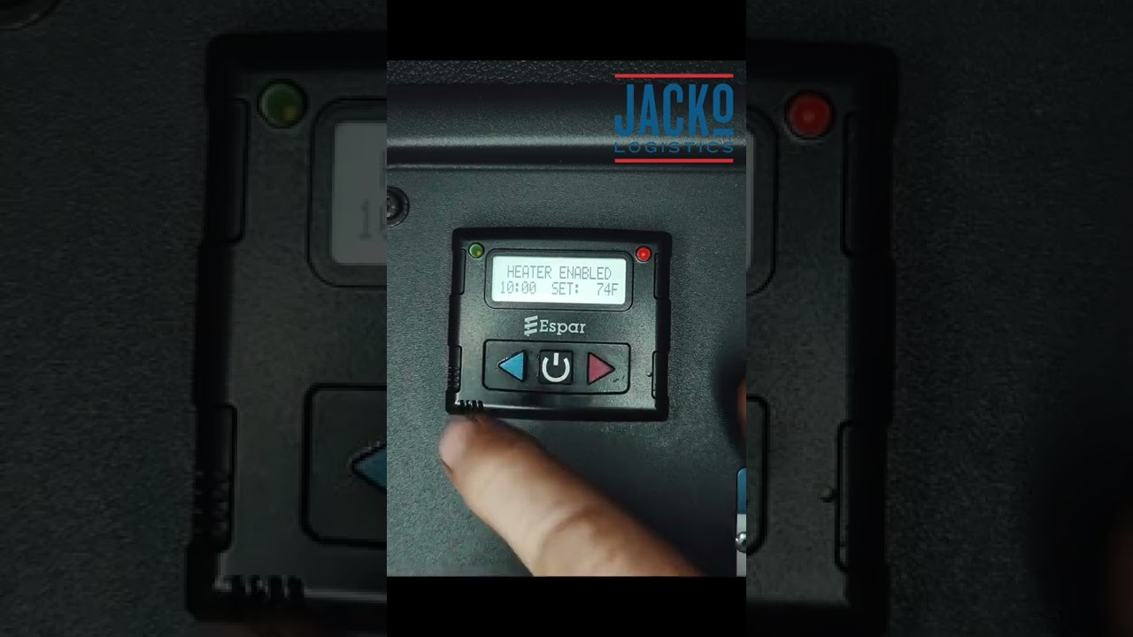 How to... operate the Freightliner bunk heater