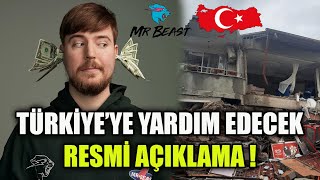 MrBeast Türkiye'ye Yardım Edecek | MrBeast Deprem'e Yardım Edecek !