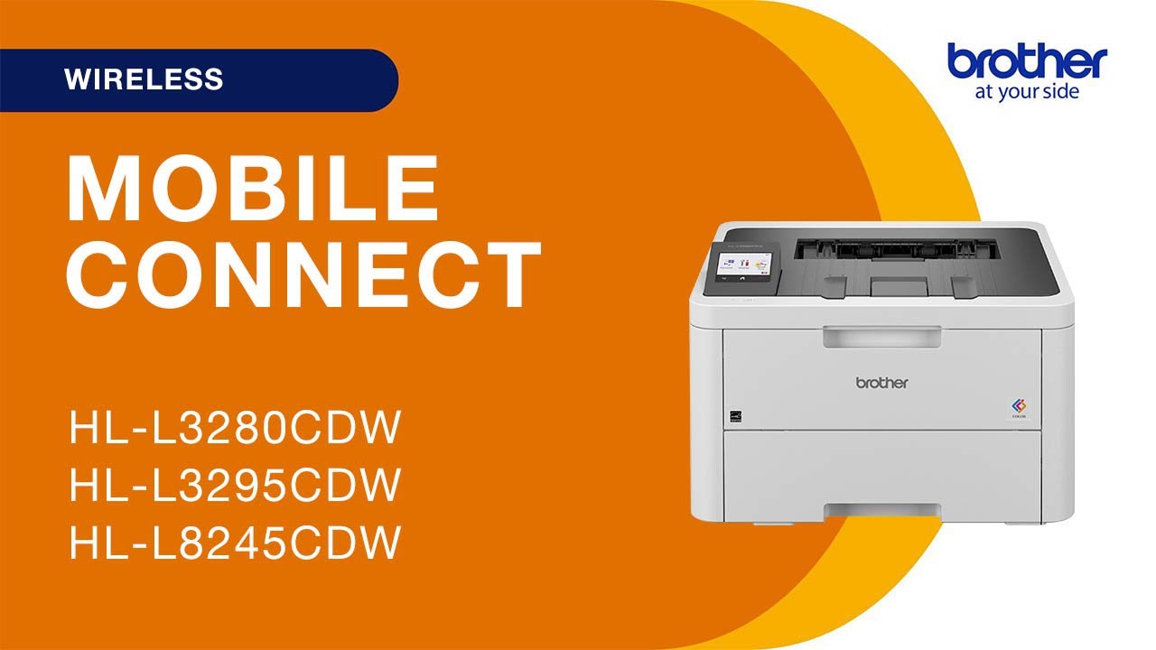 HLL3280CDW Connect to a mobile device