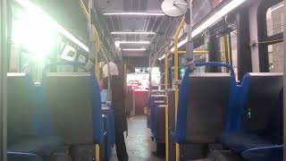 CTA On Board Riding 2016 Nova LFS Bus 8306 on Route 66 Chicago from Fairbanks/Chicago to Navy Pier