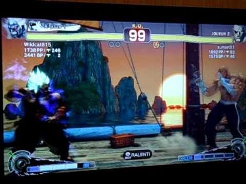 Oni ( wildcat815) vs sagat (sunset01)
