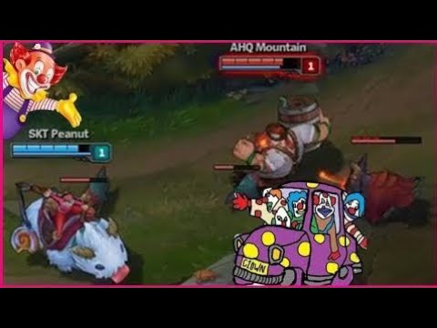 SKT Peanut VS AHQ Mountain - Battle for the Chickens- Clown Fiesta @ Worlds -Best of LoL Streams#20