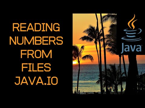 Reading Numbers From A Text File With Bufferedreader Java Io Package Beginner Java Tutorial
