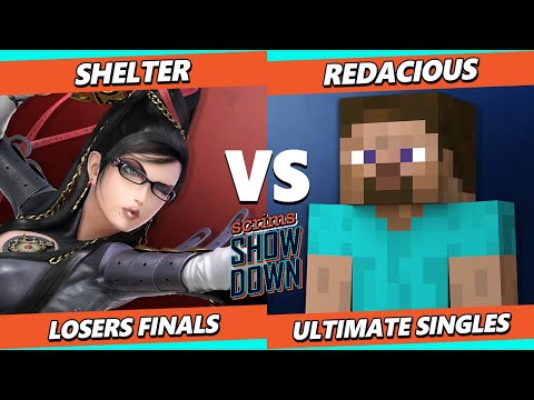Scrims Showdown 78 Losers Finals - Shelter (Bayonetta) Vs. Redacious (Steve) Smash Ultimate - SSBU