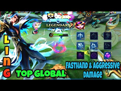 4 vs 5 Ling mlbb valentina AFK!!Ling fasthand & aggressive damage by' Shido Kageno'-Mobile legend