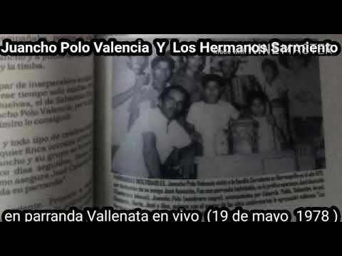 Juancho polo valencia y los hermanos Sarmiento en  parranda en Barranquilla año  1978 en la 72
