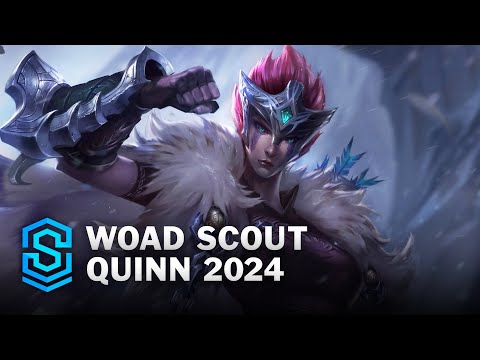 Woad Scout Quinn Skin Spotlight - League of Legends