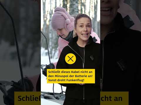 Autobatterie leer 😳 #adac #shorts