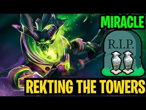 Rekting Towers - Miracle- Pugna - Dota 2
