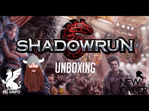 Saque do Rei Grifo: Unboxing Shadowrun 5ªEdição