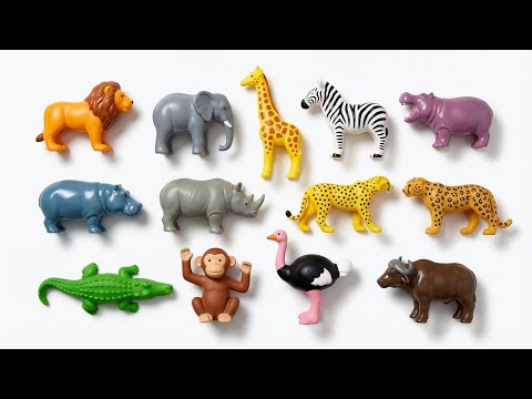 Safari Animals for Kids: African Wild Animals (Lions, Elephants & Zebras) | Kids Educational Videos