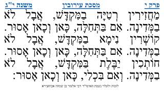 מסכת עירובין פרק י משנה י"ג