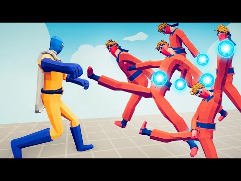NARUTO CLONES RASENGAN vs EVERY UNIT | TABS Totally Accurate Battle Simulator