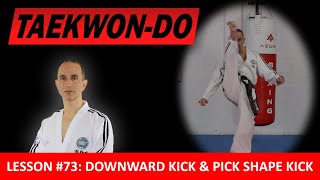 Downward Kick (Naeryo Chagi) and Pick Shape Kick (Gokaeng-I Chagi)