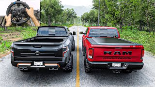 Nissan Titan & RAM Power Wagon - OFFROAD Forza Horizon 5 | Logitech G923 Steering Wheel Nissan Titan & RAM Power Wagon - OFFROAD Forza Horizon 5 | Logitech G923 Steering Wheel