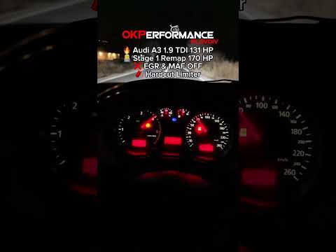 Audi A3 1.9 TDI ASZ Stage 1 Chip Tuning Remap Acceleration