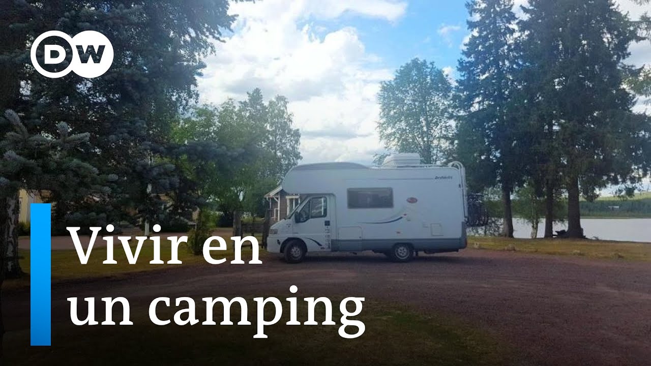 Algunos daneses convierten el camping en su primera residencia