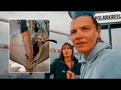 Almost sunk (This is where our journey ended)