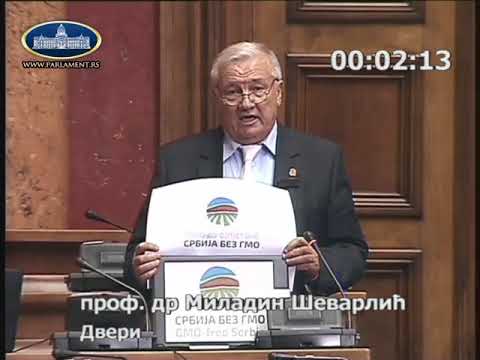 Проф. др Миладин Шеварлић предложио Декларацију о ГМО