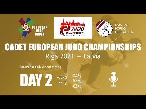 Day 2 - Commentated: Cadet European Judo Championships 2021