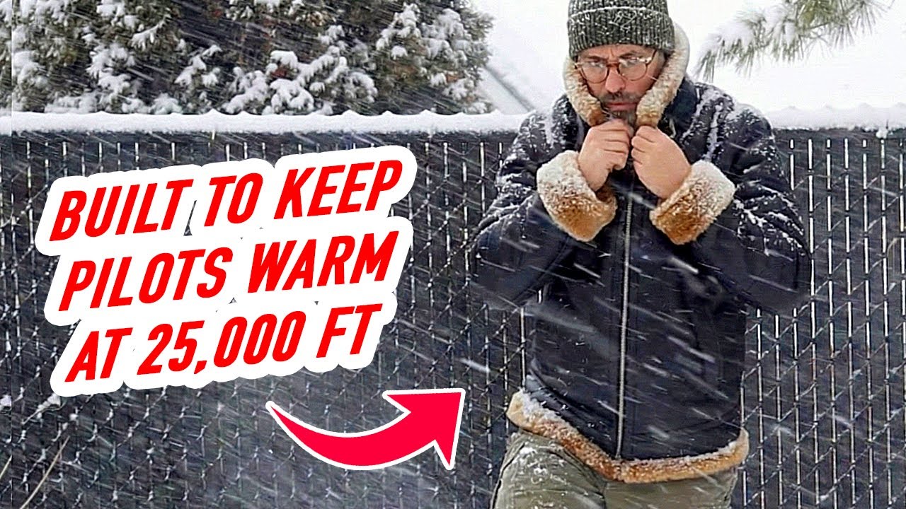 The Best Affordable B3 Bomber Aviator Shearling Jacket | Lusso Leather Jacket Review