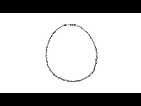 Michael Anthony Jewelry BeadWrapped Rope Chain  18"