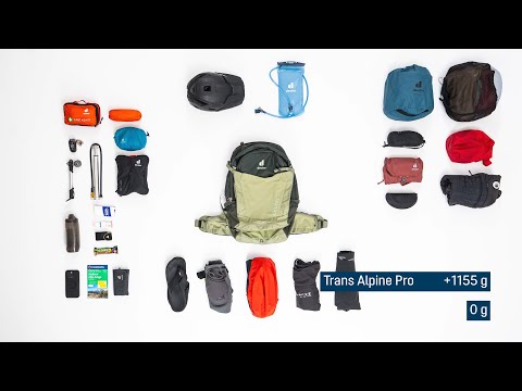 So packst du den Trans Alpine Pro von deuter