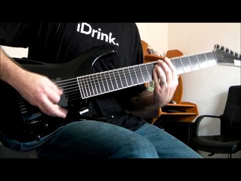 ESP Stef B8 - Deftones - Poltergeist 8 String Guitar Cover