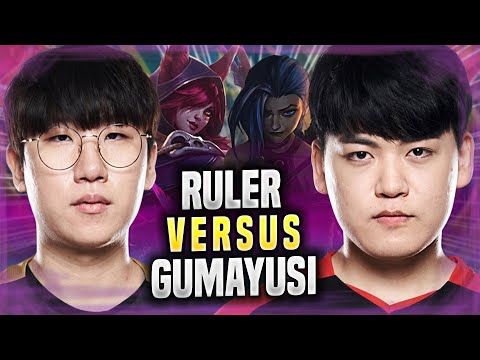 GUMAYUSI vs RULER *EPIC MATCH!* - T1 Gumayusi Plays Jinx ADC vs GEN Ruler Xayah! | Season 2022