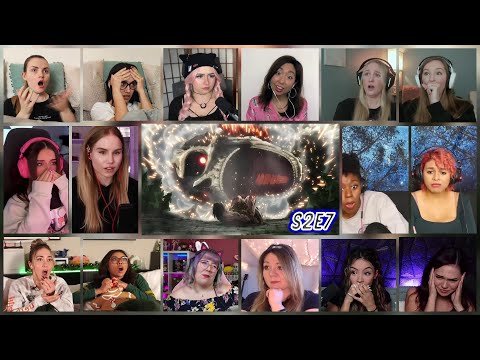 Attack on Titan Season 2 Episode 7 Girls Reaction Mashup |  進撃の巨人