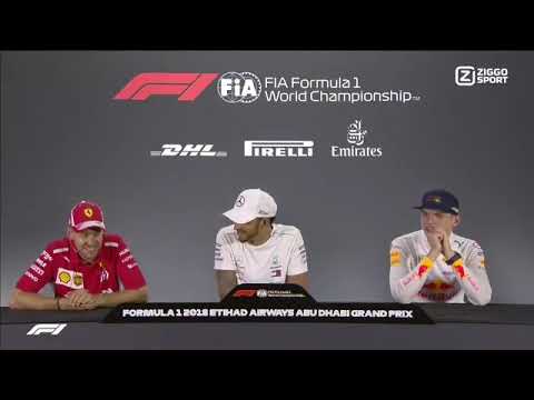 F1 2018 | Abu Dhabi GP - Sebastian Vettel jokes about "practice" with Verstappen and Hamilton