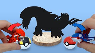 Pokémon FUSION Clay Art [ Groudon x Kyogre ]