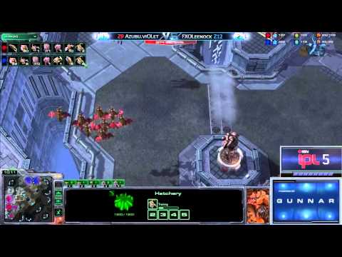 SC2 Leenock vs Violet ZvZ Set 1 Game 4 IPL 5 Grand Finals Starcraft 2 Tournaments