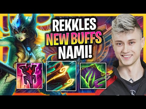 T1 REKKLES IS INSANE WITH NAMI NEW BUFFS! | T1 Rekkles Plays Nami Support vs Milio!  Season 2024