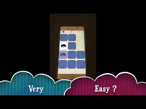 Picture Matching Memory Game Video