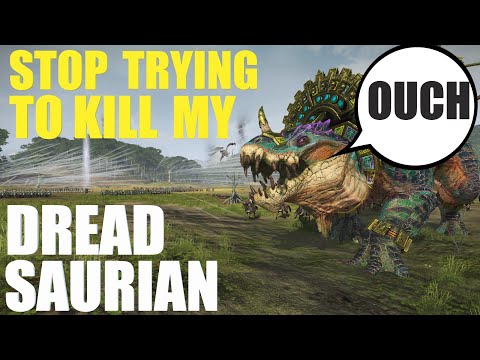 Stop trying to kill my DREAD SAURIAN!