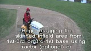 preview picture of video 'Baseball Field Maintenance (Post Game & Practice) 7 Steps'