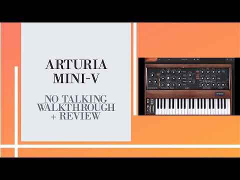 Arturia Mini V - No talking Demo + Review (2020) - Music production Hacks With FuzzCulture (Ep.15)
