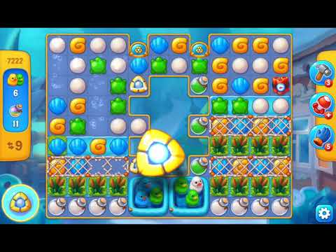 Fishdom 2021 - Level 7222   #playrix #fishdom #gaming