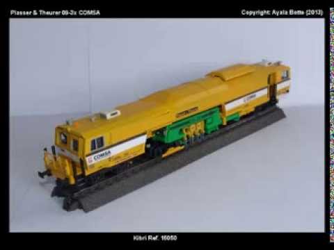 Plasser & Theurer 09-3x Dynamic Stopfexpress COMSA Kibri 16050 Modelismo Ferroviario Model Trains