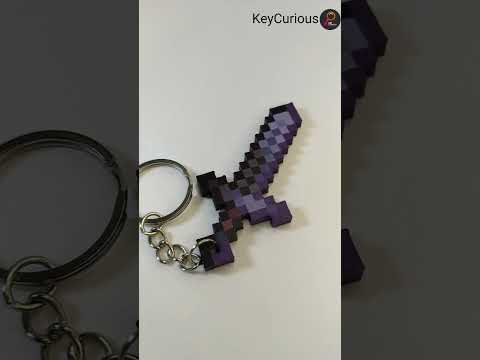 Minecraft Netherite Tools #keychain Sword, Axe, Pickaxe #fyp  #minecraft #edit