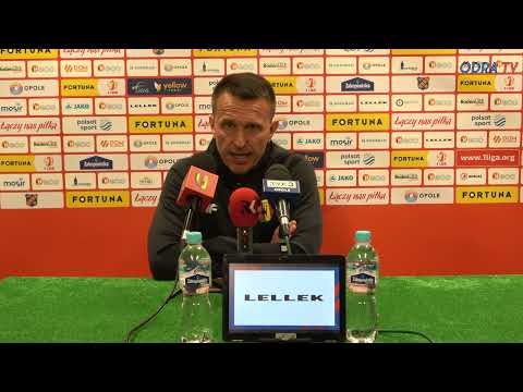 Konferencja po meczu Odra Opole - Korona Kielce