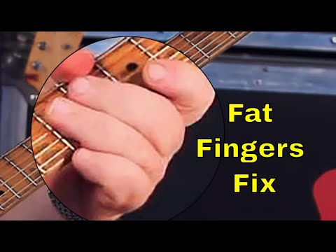 Fat Fingers Fix For Guitar!