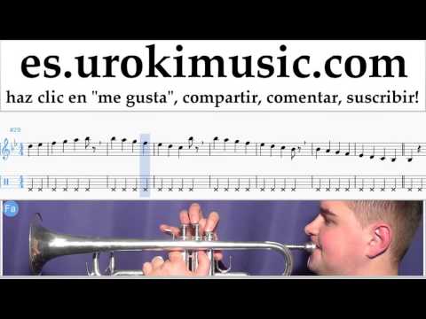 Tutorial de Trompeta The Chainsmokers ft. Halsey - Closer Clases Notas Parte#1 um-927