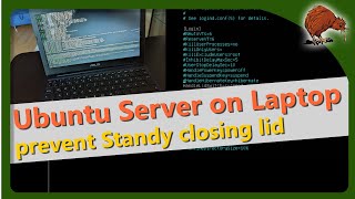Ubuntu Server – Prevent standby/suspend when closing the laptop
