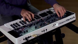 Video thumbnail for Roland GAIA SH-01 Virtual Analog Synthesizer  Performance by Kraft Music