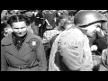 A Large Crowd Of German Civilians Gathered At Buchenwald Concentration Camp In Ge HD Stock Footage