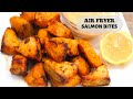 Air Fryer Salmon Recipe | Honey sriracha salmon bites | Air fryer Recipes